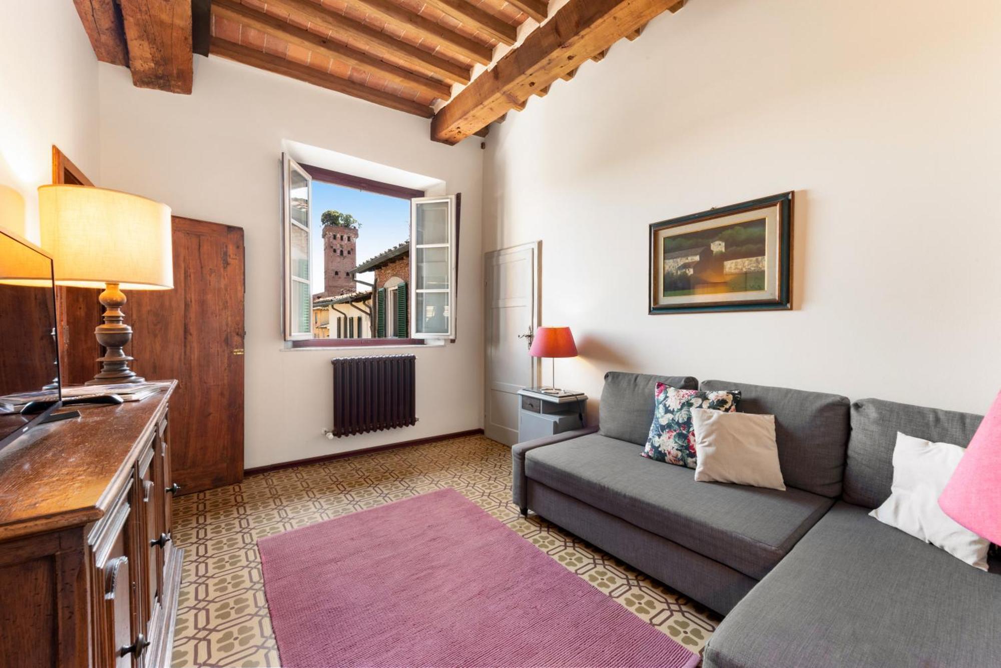 Al Carmine Apartments Towers View With Ac Lucca Exterior photo
