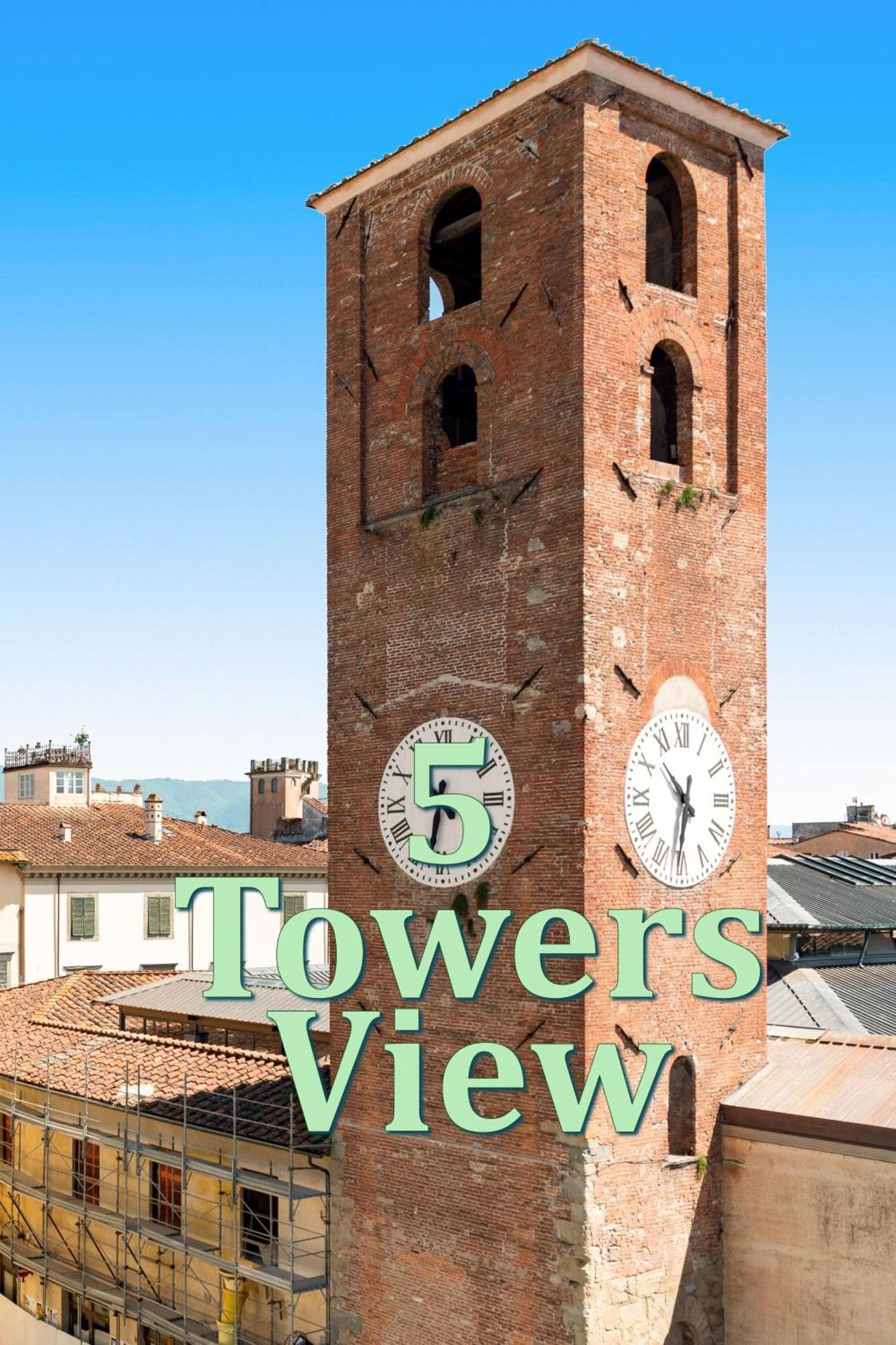 Al Carmine Apartments Towers View With Ac Lucca Exterior photo